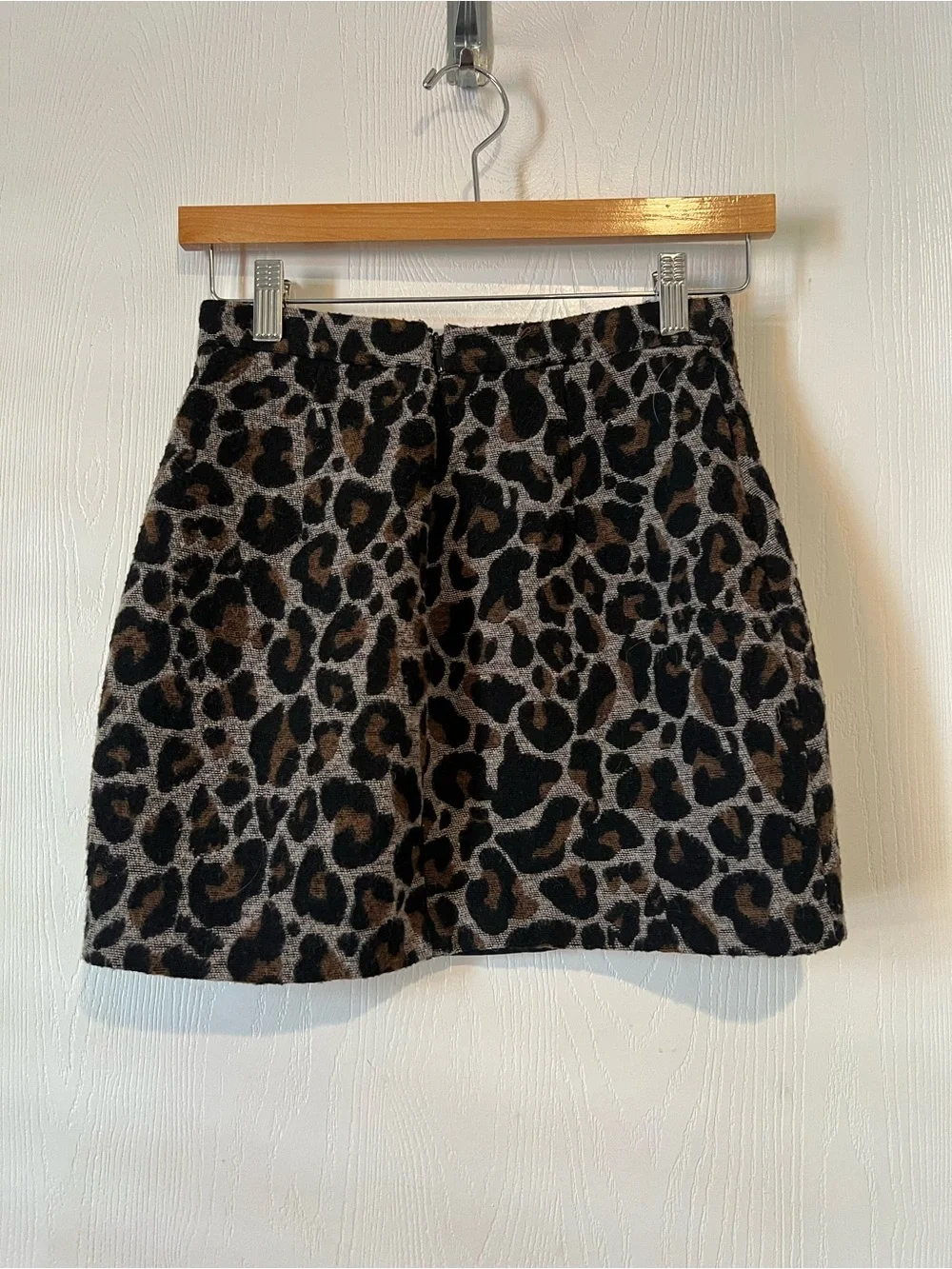 Lovers + Friends Sumatra Skirt Ocelot Animal Brown Black Mini women Sz XS